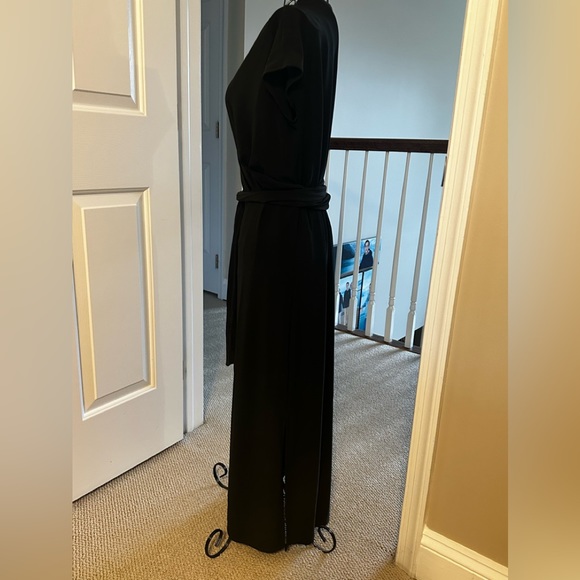 WHBM matte Jersey wrap midi dress - Picture 6 of 9